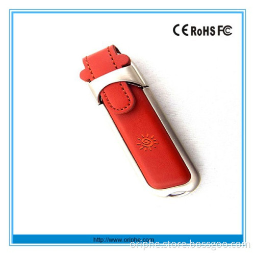 leather USB flash drives, USB stick popular model,easy printing logo